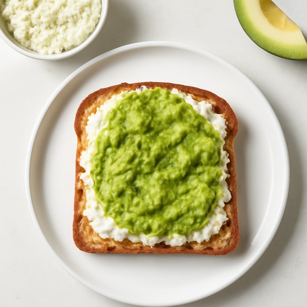 Avocado and Cottage Cheese Toast