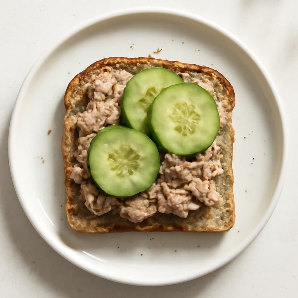 Tuna and Cucumber Toast