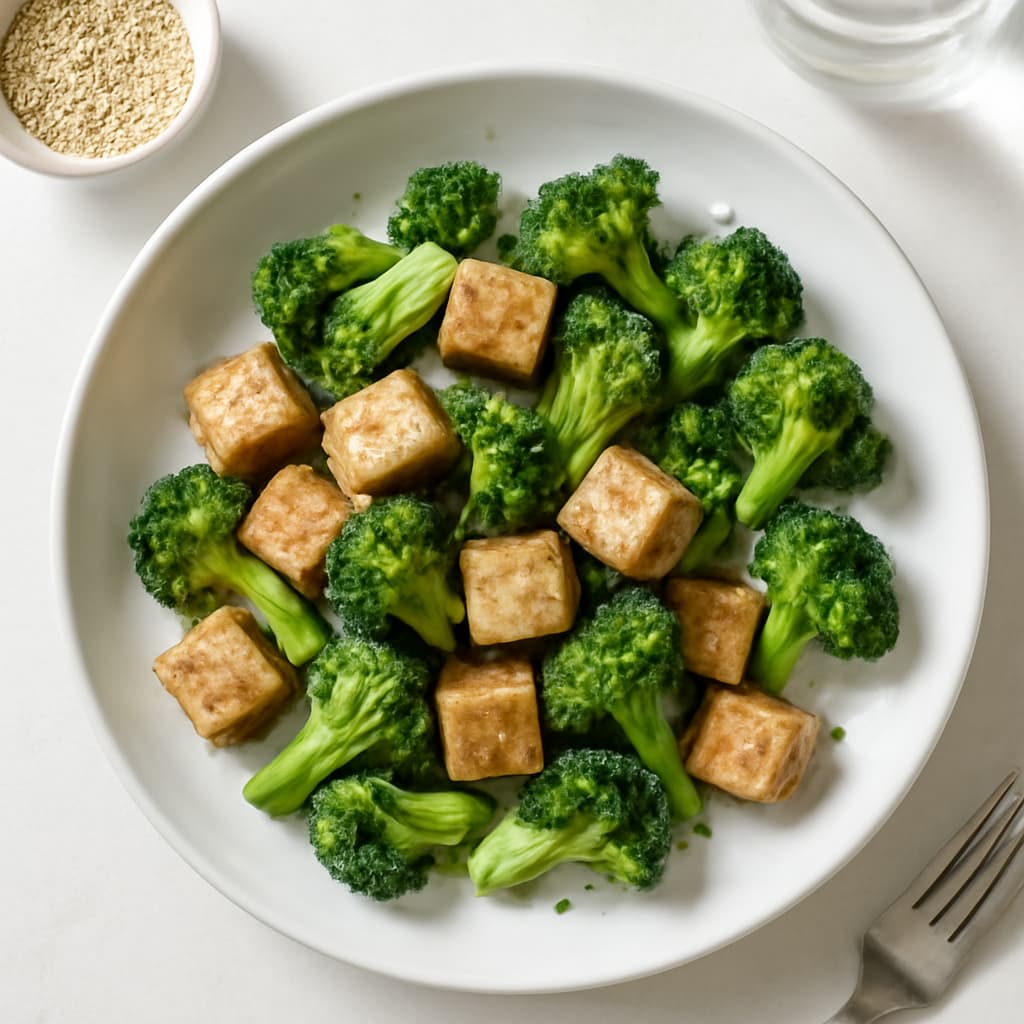 Tofu with Broccoli and Sesame