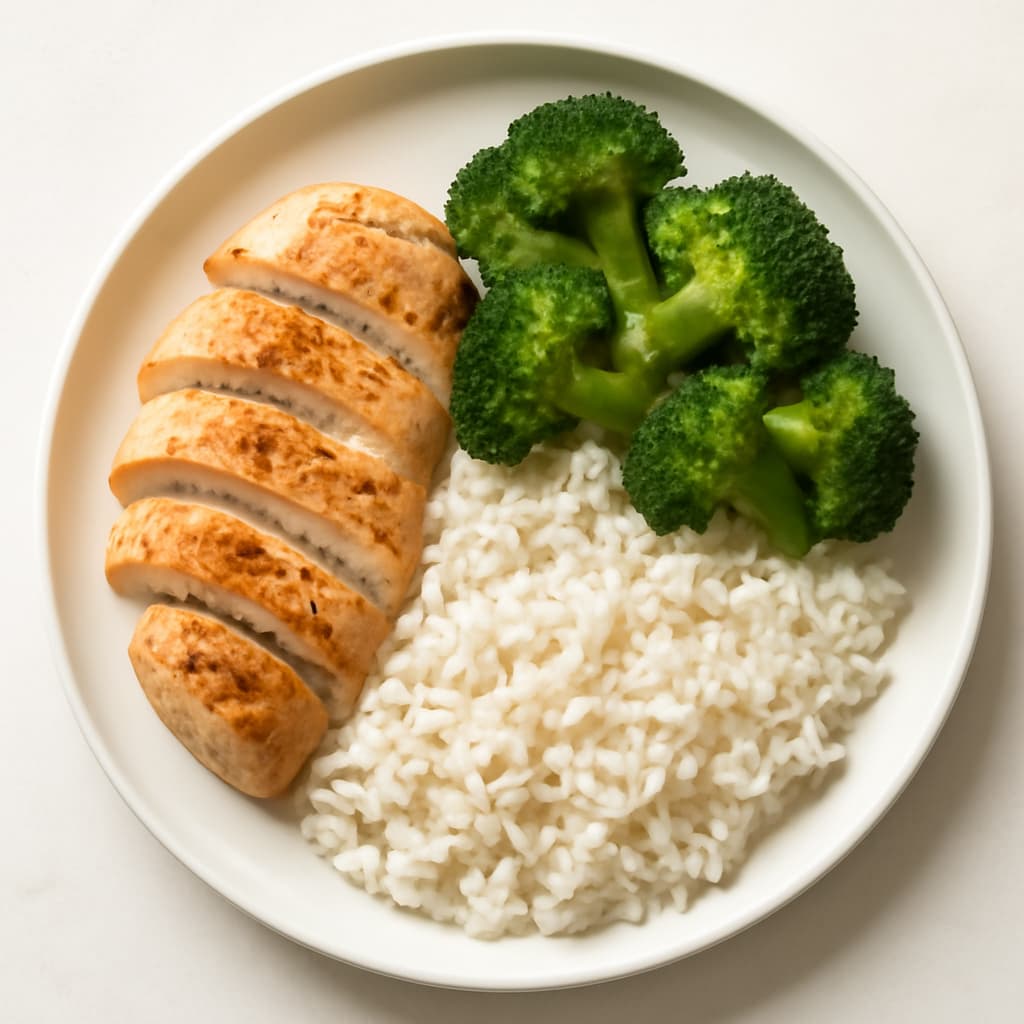 Chicken with Broccoli and Rice