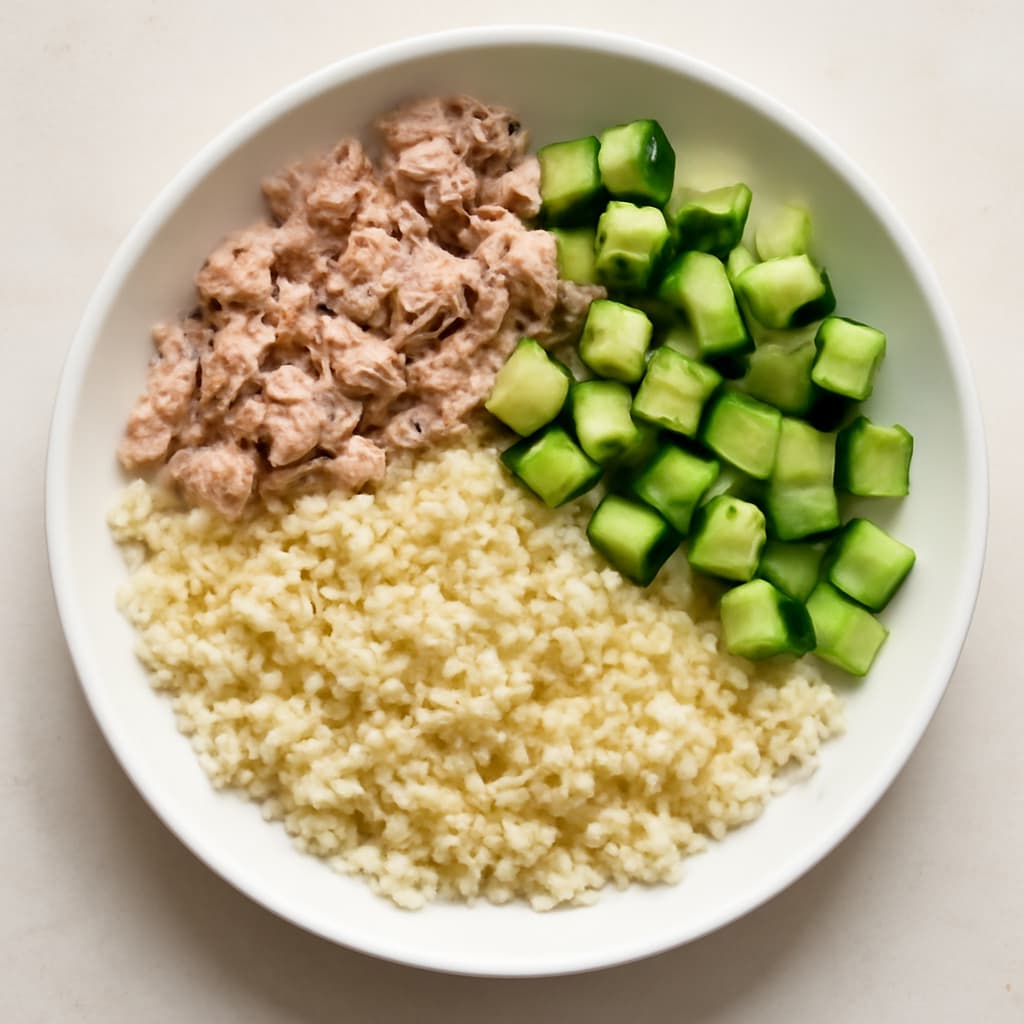 Couscous with Tuna and Cucumber