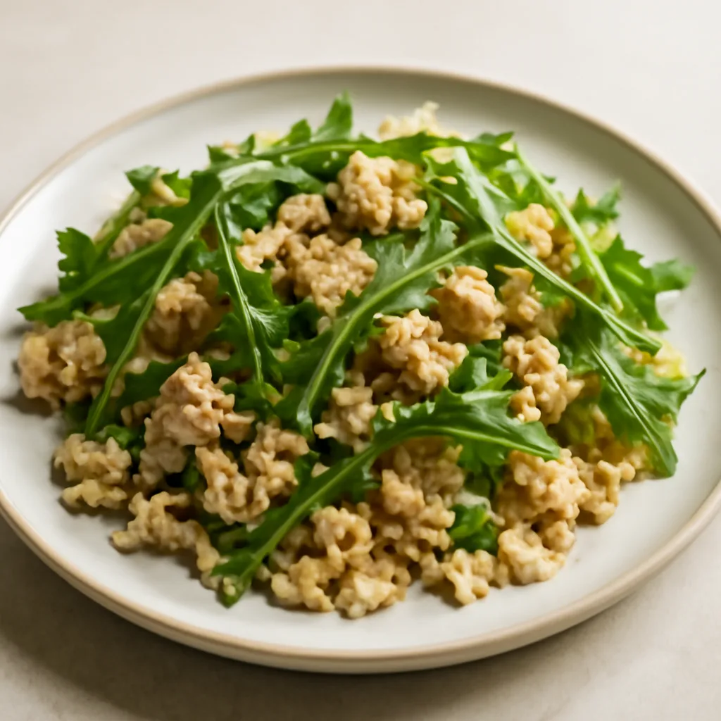 Warm Tuna Salad with Couscous and Arugula