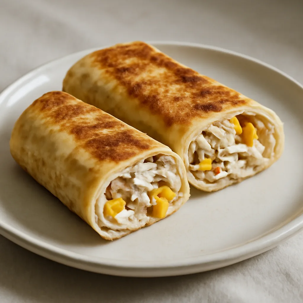 Lavash Roll with Turkey and Corn