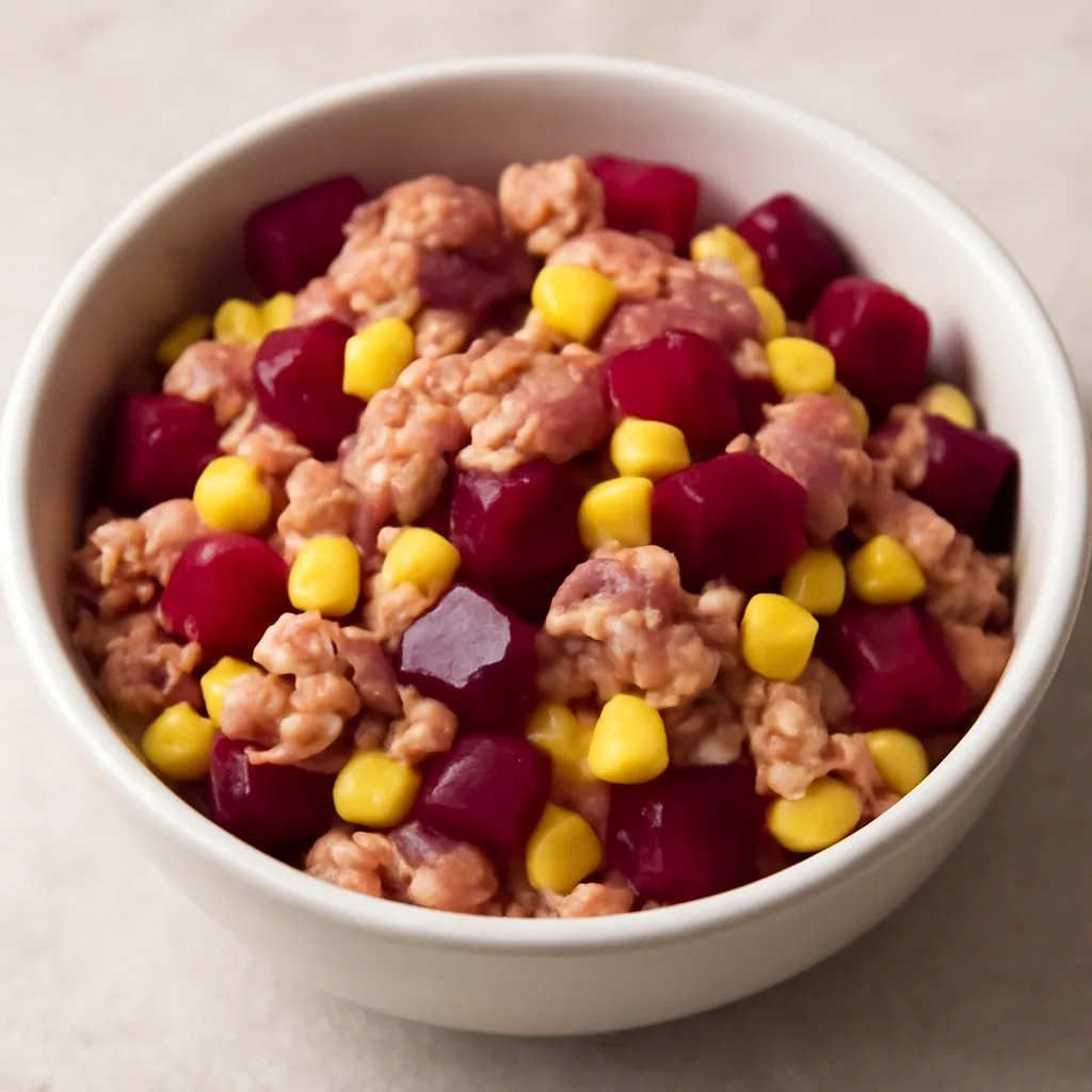 Tuna, Beetroot, and Corn Salad