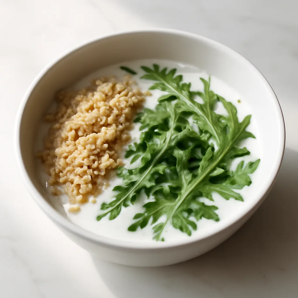Quinoa with Arugula in Kefir